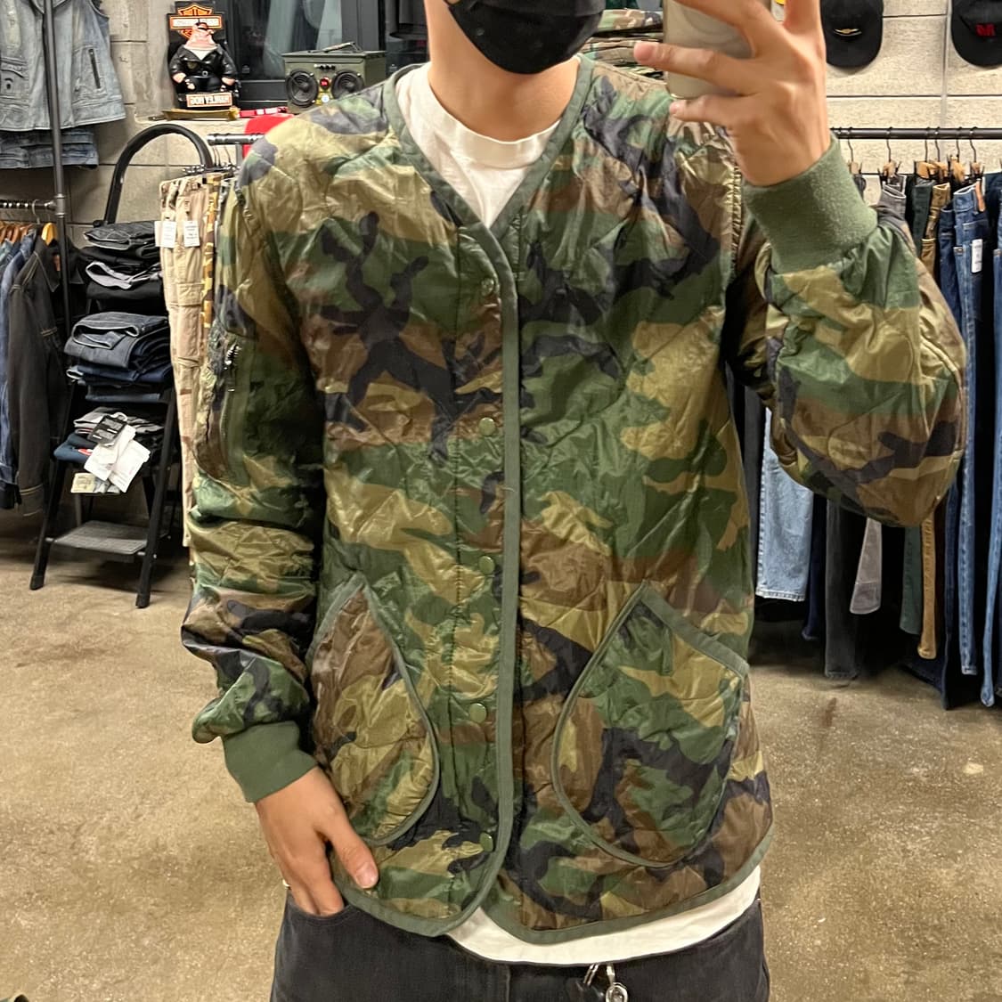 알파인더스트리 밀리터리 퀼팅 자켓 (100) 상품이미지7