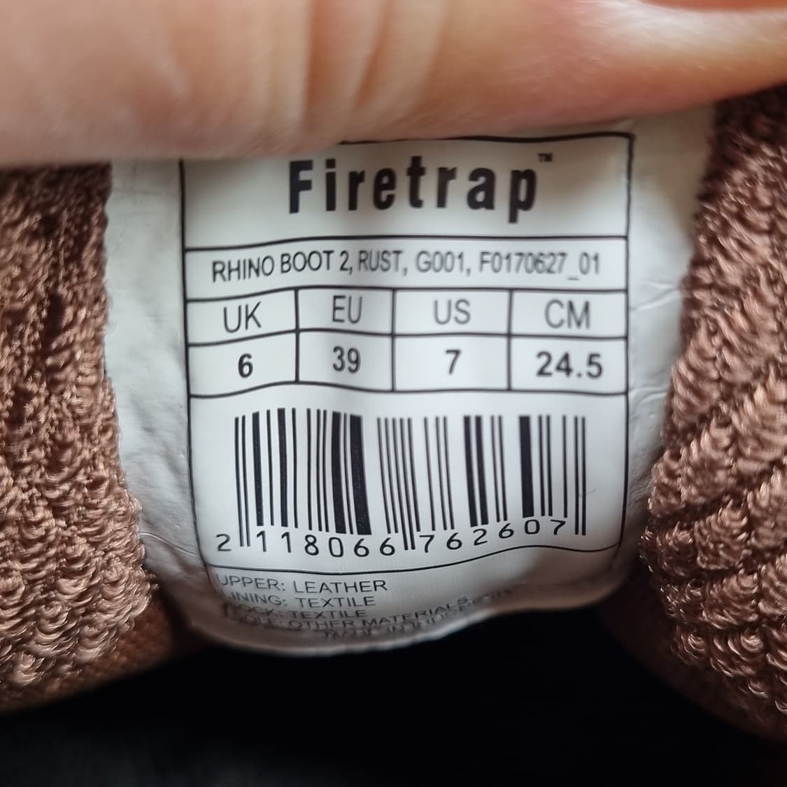 파이어트랩 라이노 부츠245 상품이미지6