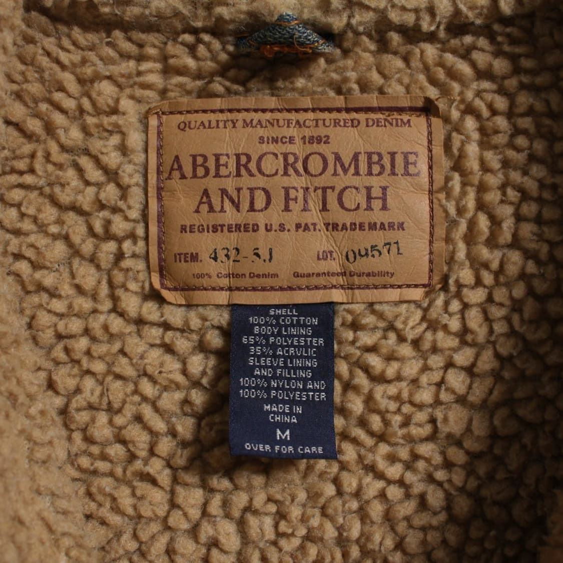 Abercrombie 아베크롬비 셰르파 데님 자켓  상품이미지6