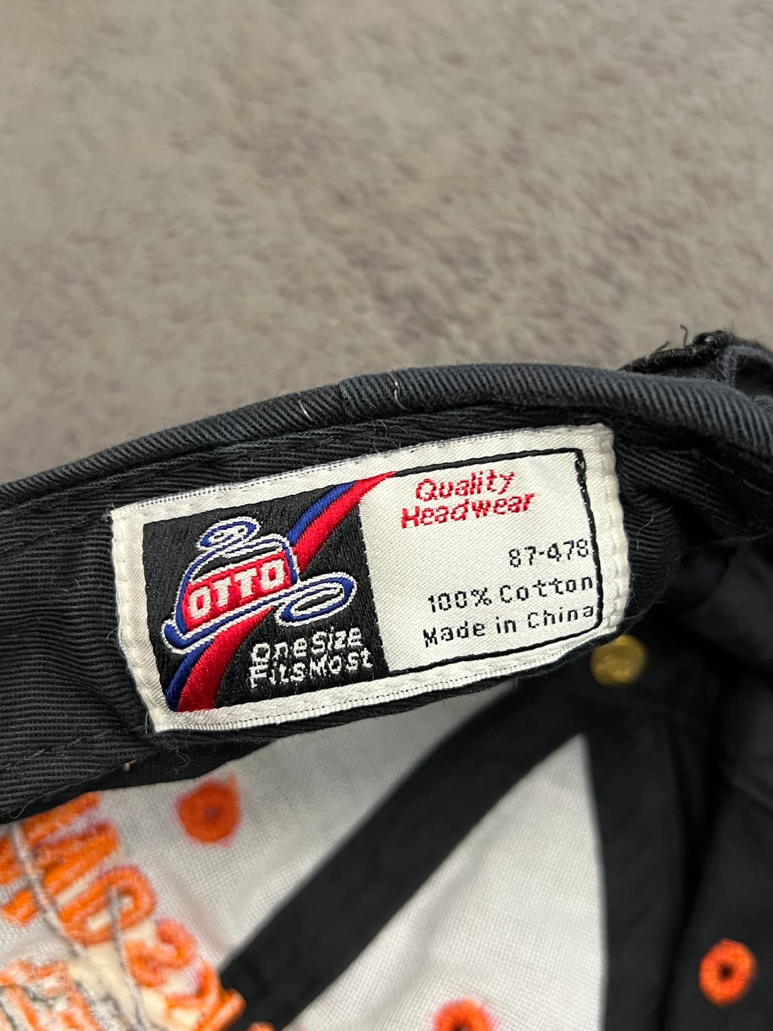 NMX 에어 빈티지 플레임 자수 캡 처분  상품이미지4