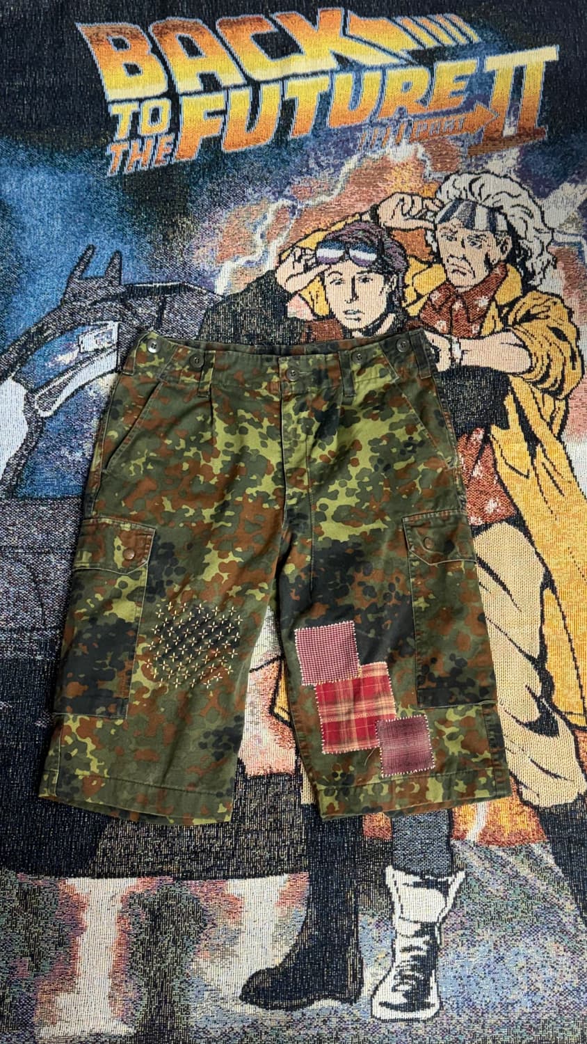90’s 독일군 Army Flecktarn Half Trousers 상품이미지1