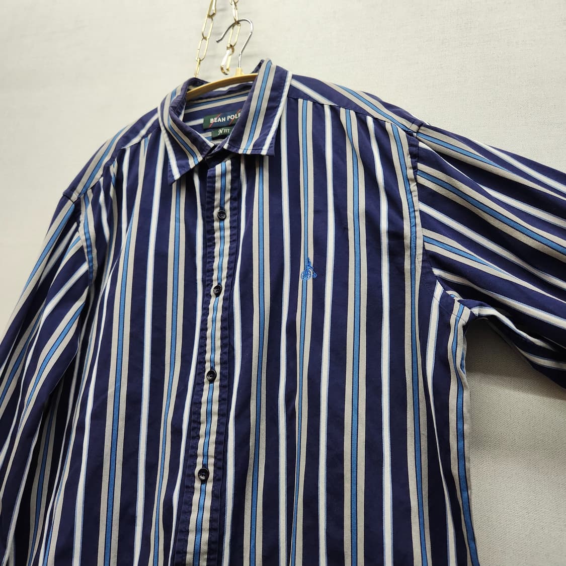 빈폴 로고자수 스트라이프 셔츠 105(XL) 상품이미지3