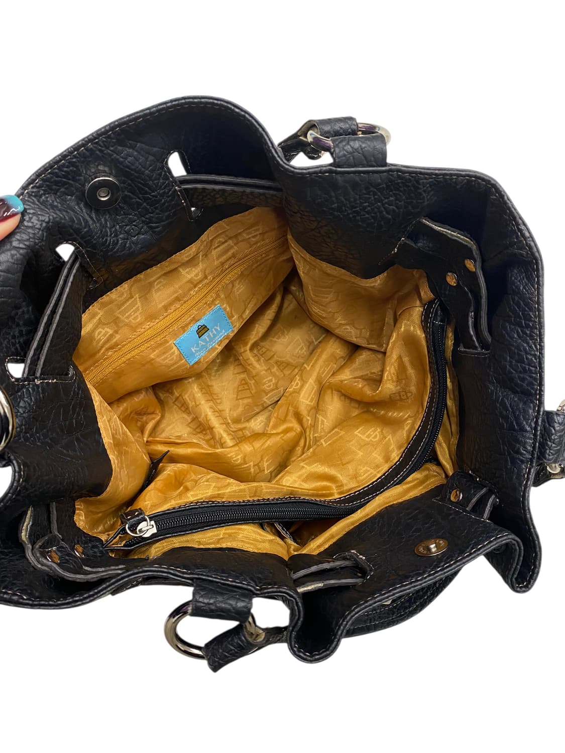 kathy 갸루 블랙 벨트백 상품이미지3