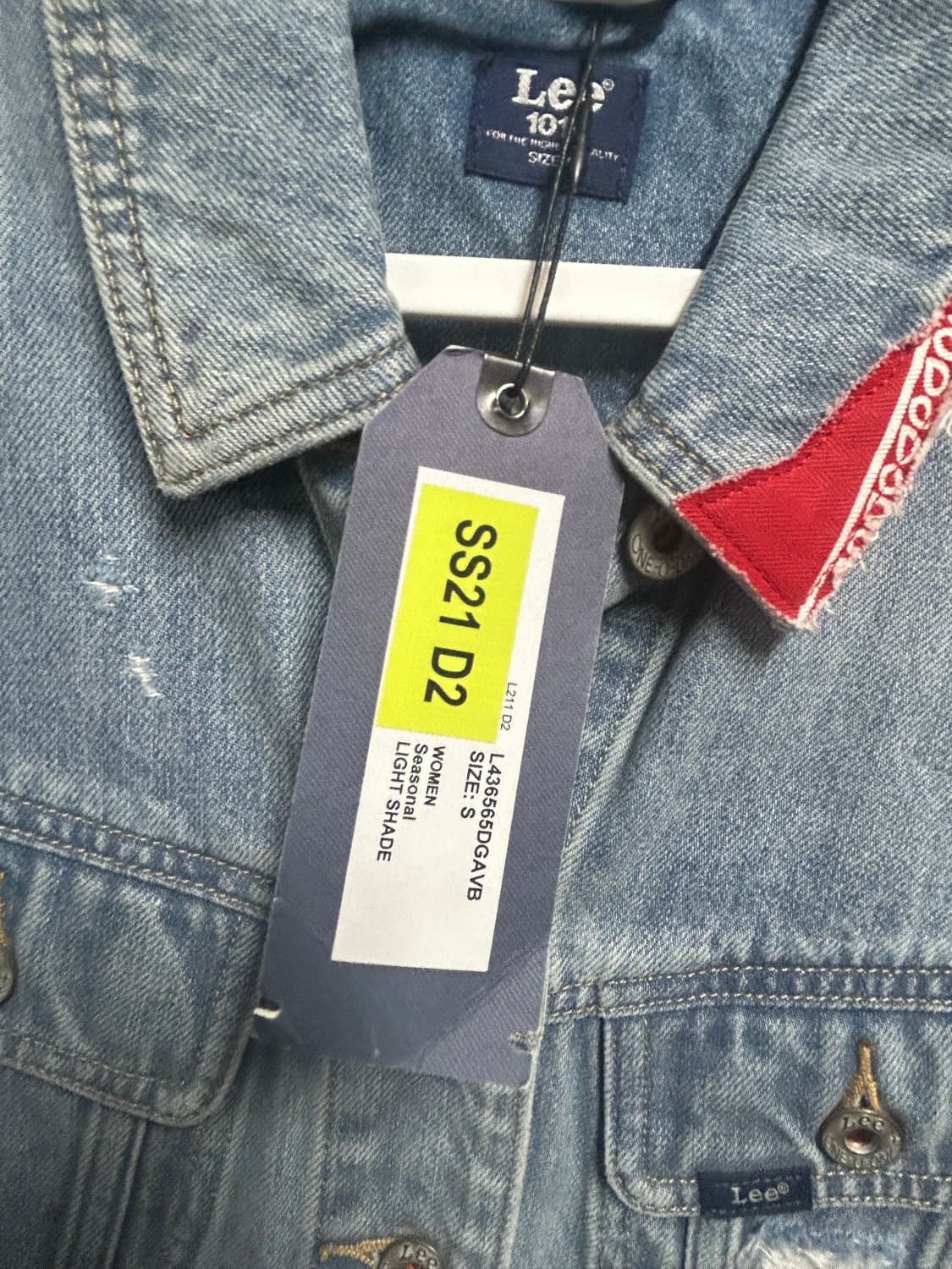 리 데님 청자켓 상품이미지2