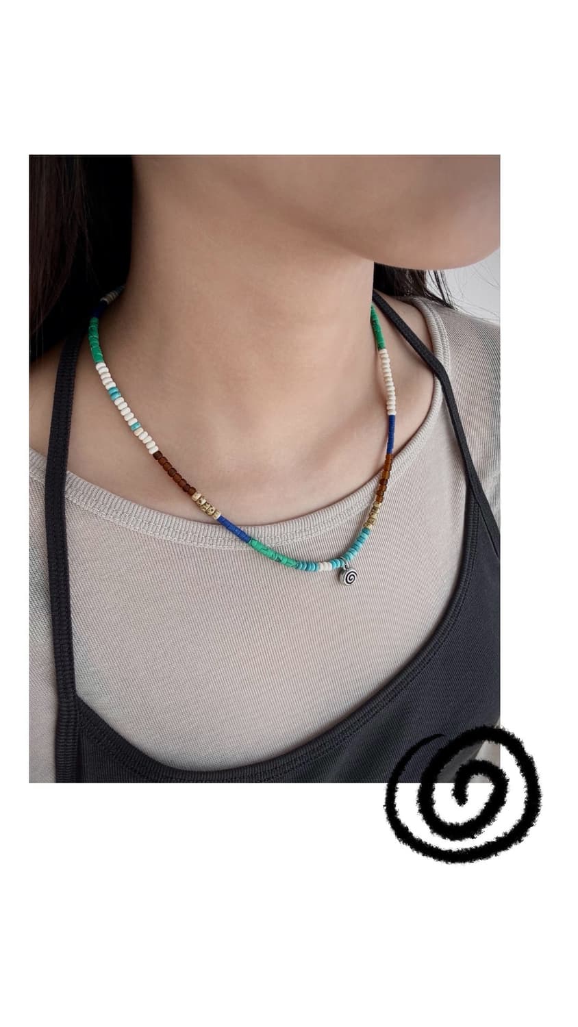 모아나 믹스 원석 목걸이 상품이미지1