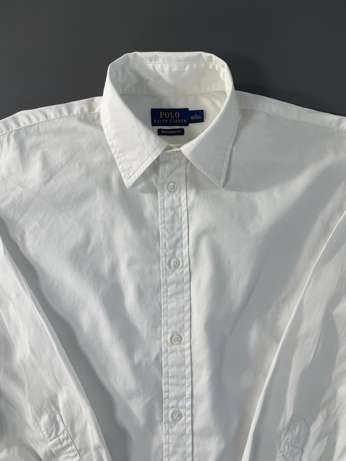 [2] 폴로 랄프로렌 포플린 셔츠 보이 프랜드 핏 상품이미지3