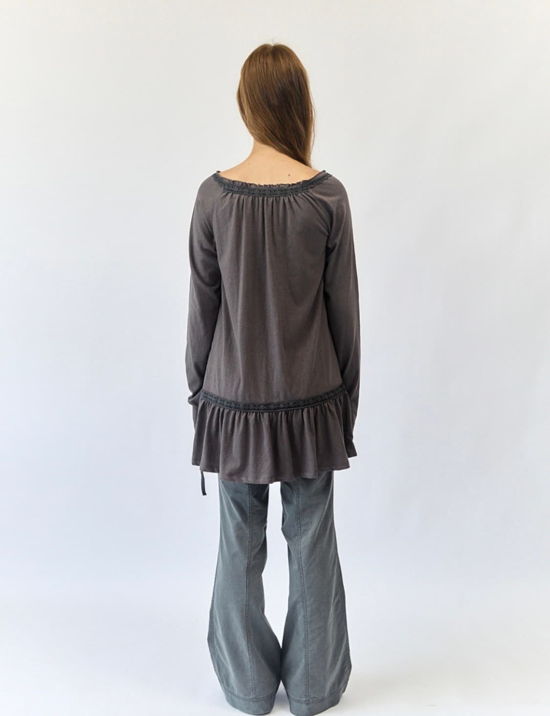 익스파이어드걸 Mei Dress Fog 상품이미지5