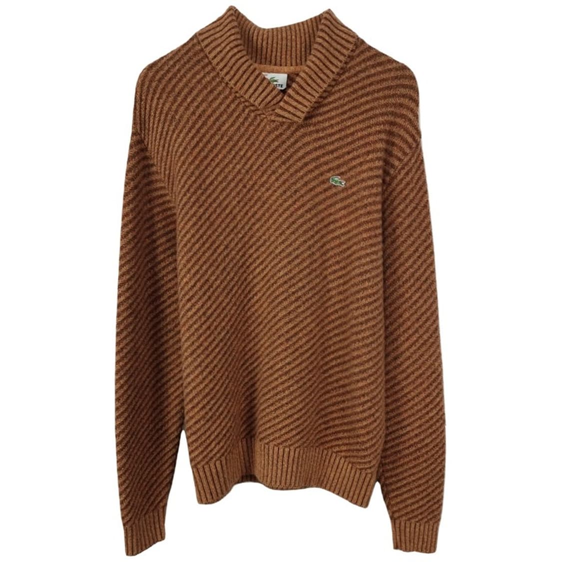 [라코스테] 로고 패치 숄카라 니트 M18803 상품이미지2