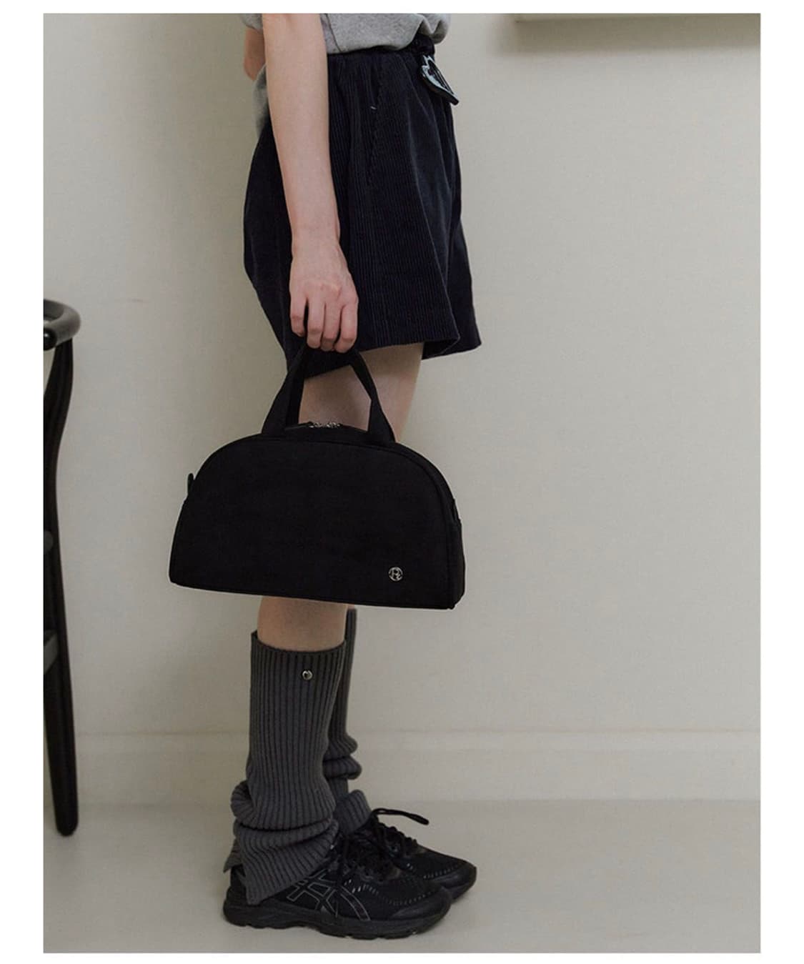 린츠 RINZ 오믈렛백 스웨이드 블랙 상품이미지2