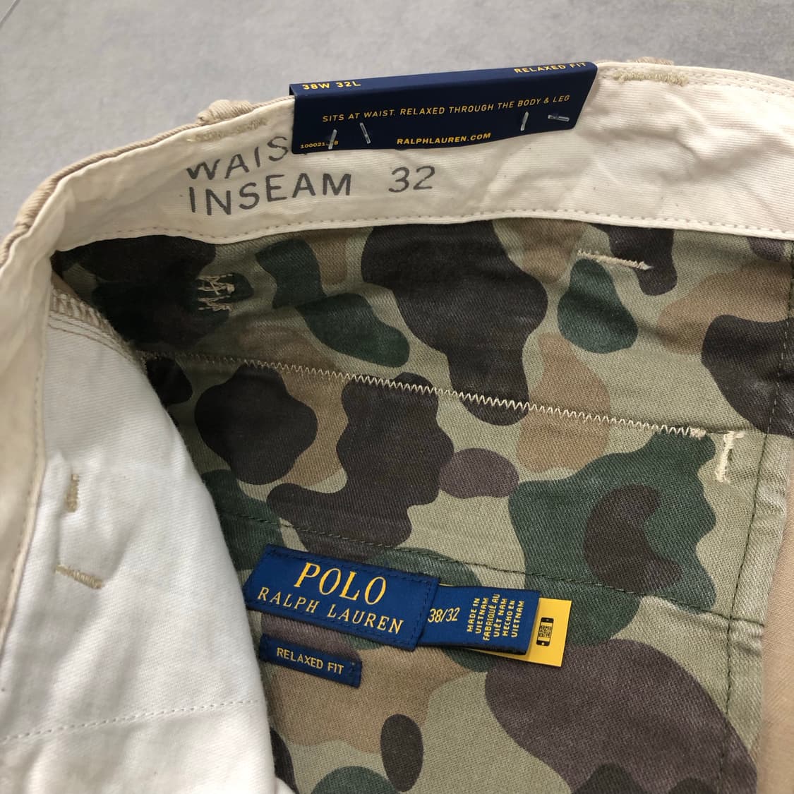 폴로 랄프로렌 디스트레스 리페어 밀리터리 카모 릴렉스핏 38 상품이미지4