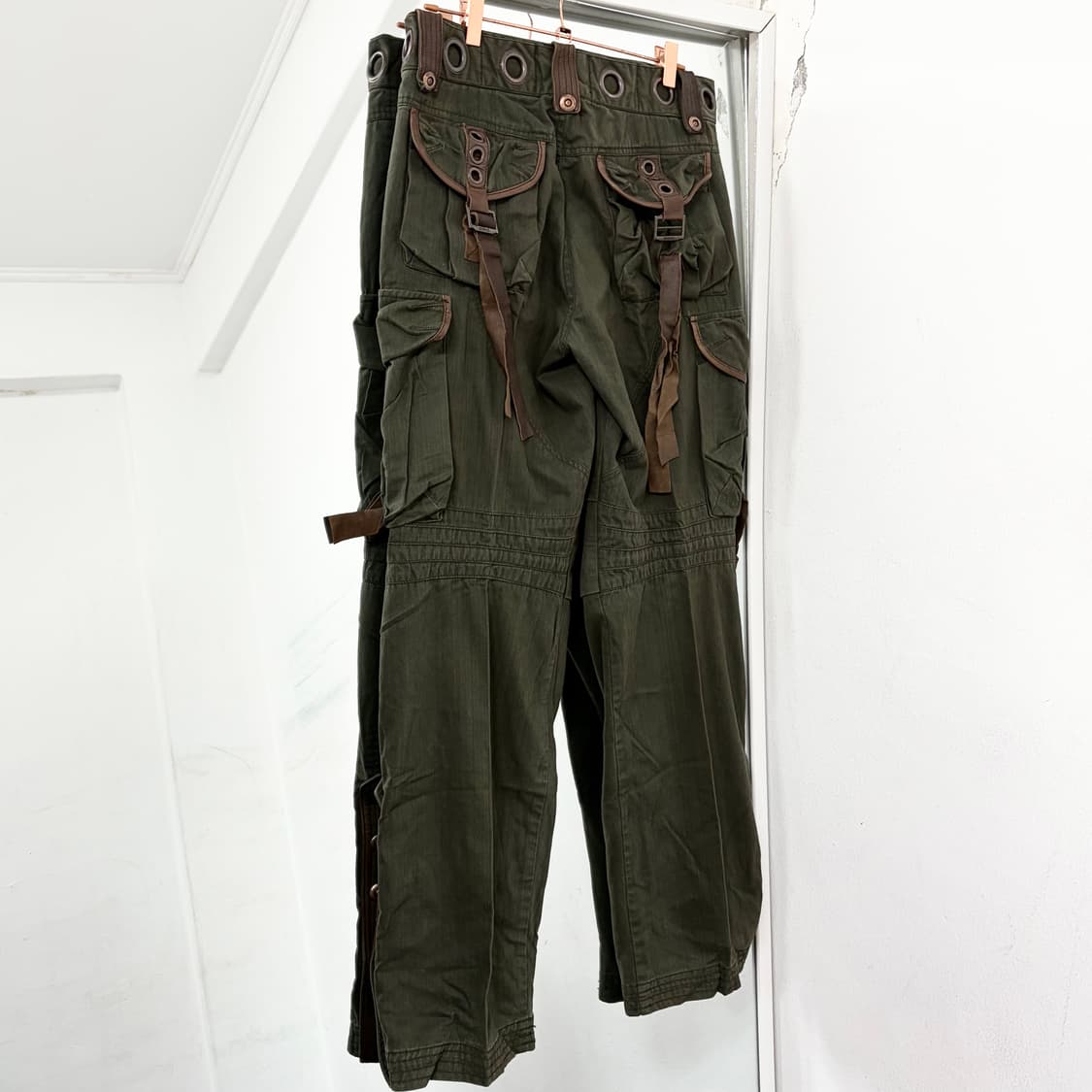 DOHC 본디지 멀티포켓 와이드 카고 팬츠 상품이미지5