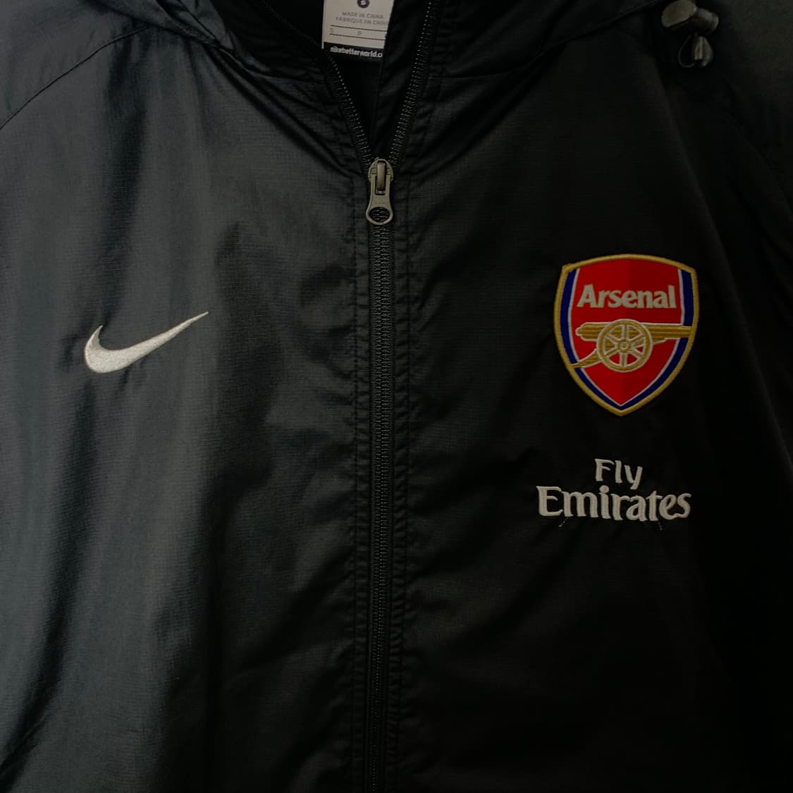 나이키 아스날 블랙 투웨이 바람막이 상품이미지4