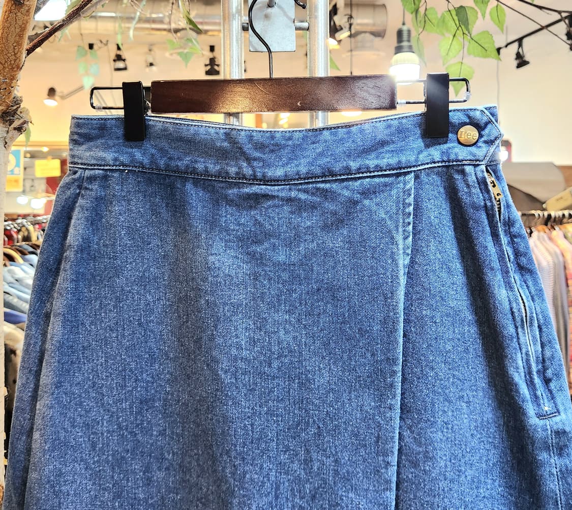 26-27)일본판 LEE x 유나이티드 애로우즈 랩 데님 스커트 상품이미지2