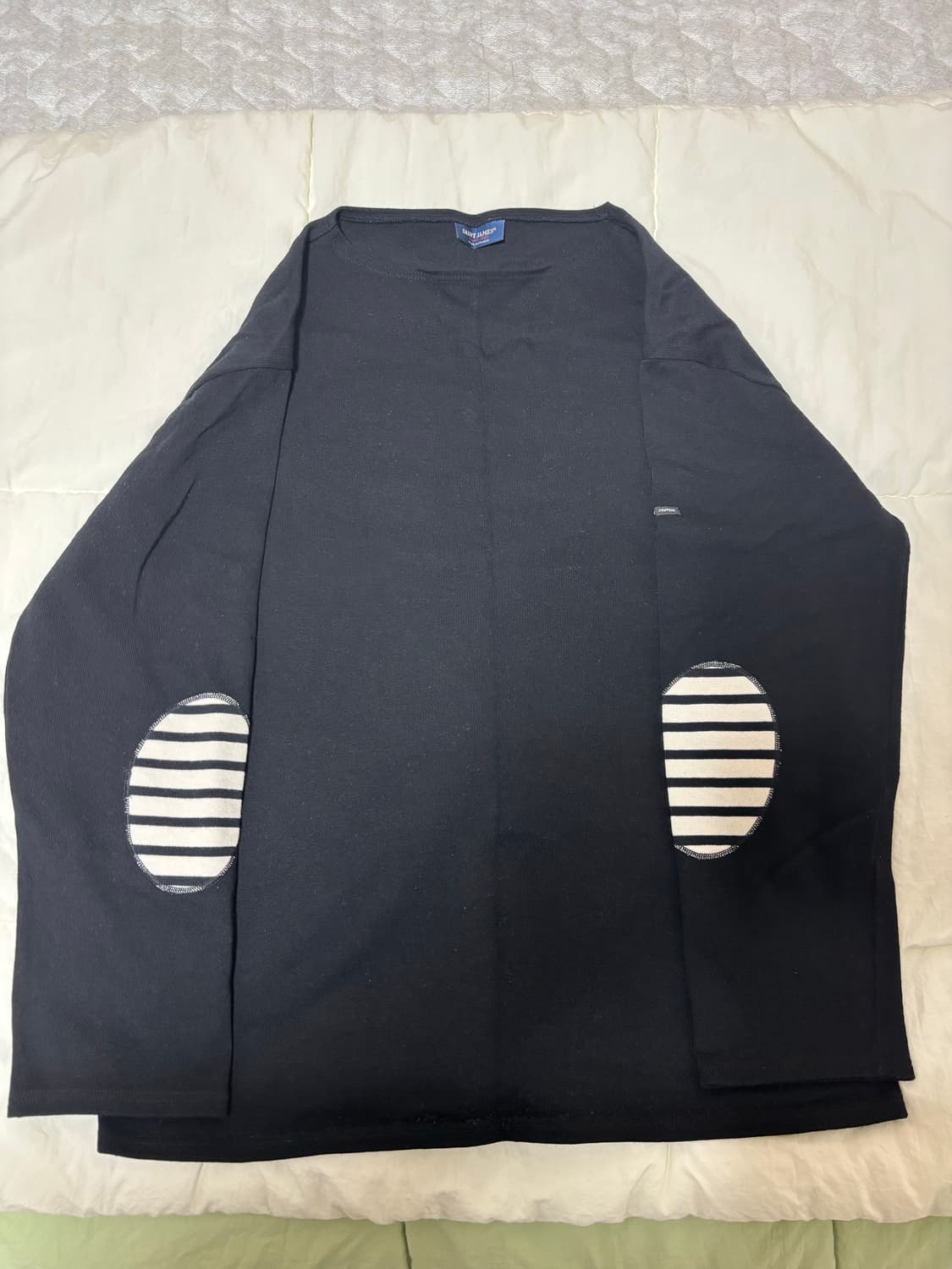 세인트제임스 길도 엘보패치 블랙 T8 상품이미지3