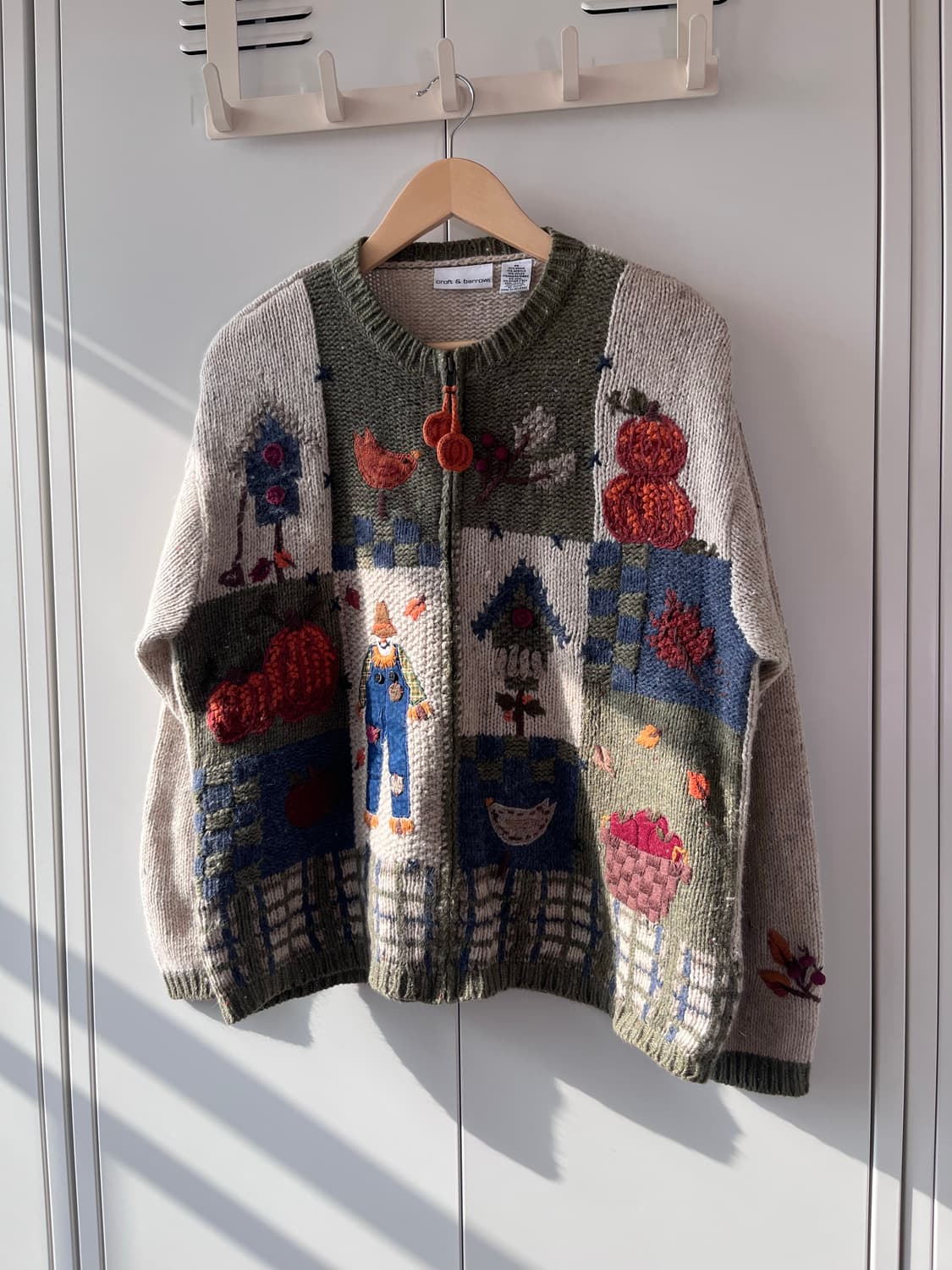 Croft & barrow 풍경 패치 니트 집업  상품이미지5