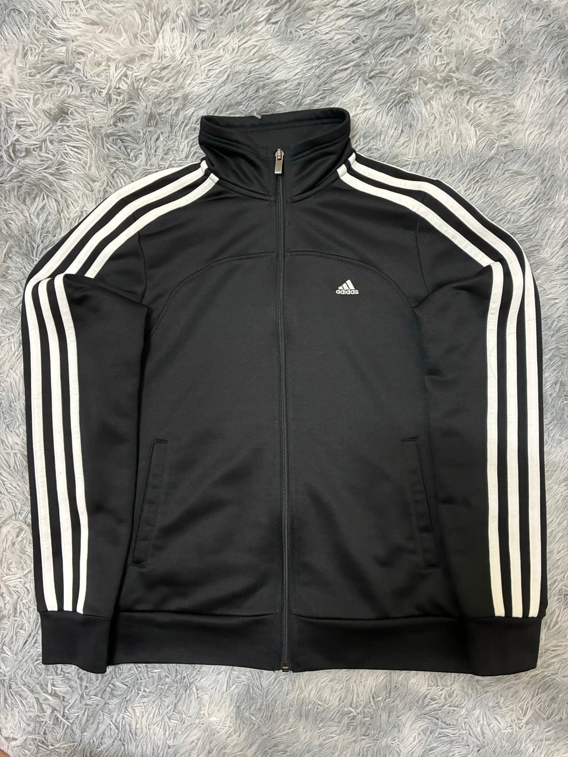 아디다스 블랙 삼선 트랙탑 져지(xs) 상품이미지3