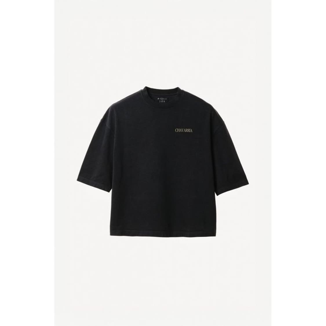 Willy Chavarria for ZARA 윌리차바리아 자라 블랙 반팔 상품이미지2