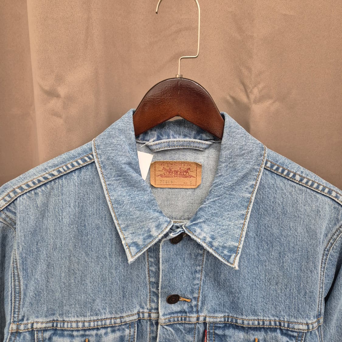 90s 리바이스USA 70506 데님 자켓 S 상품이미지2
