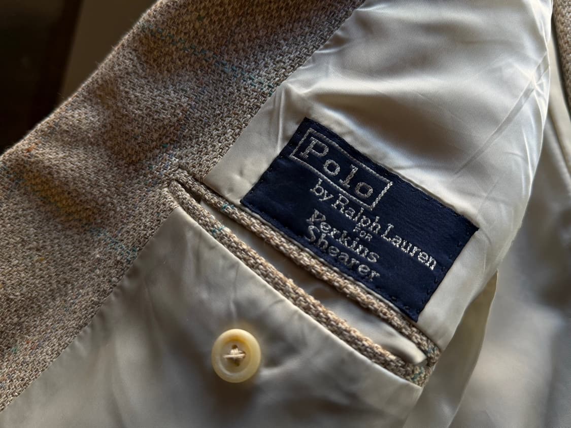 폴로 랄프로렌 트위드 테일러드 자켓 100 상품이미지4