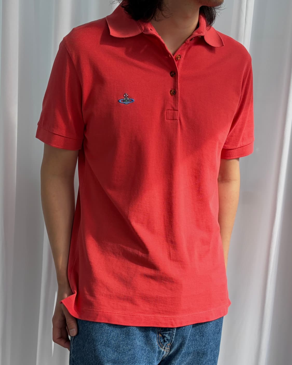 [XL]비비안웨스트우드 orb 로고 폴로 티셔츠 상품이미지3