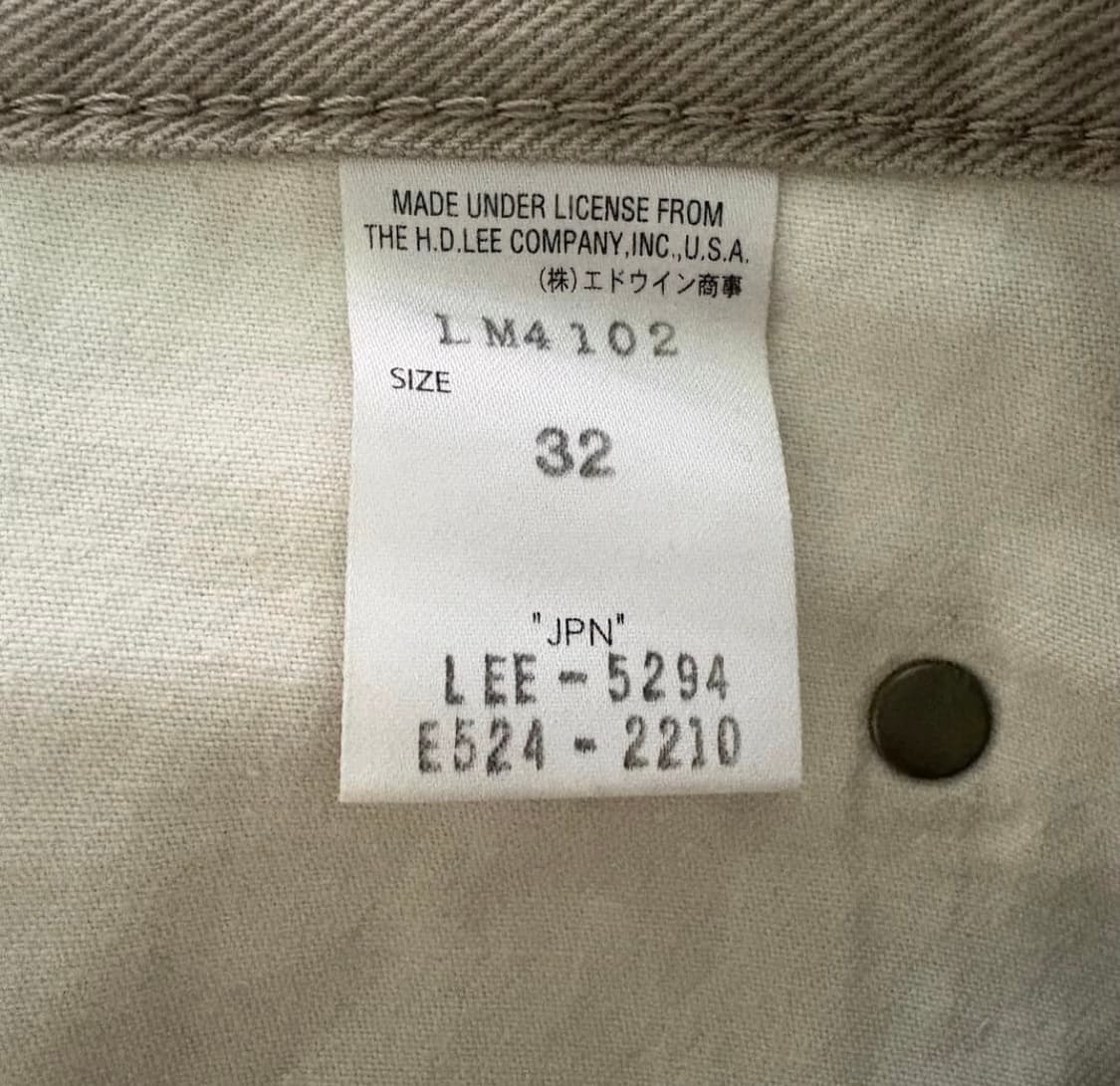 일본판 lee 부츠컷 데님 상품이미지6