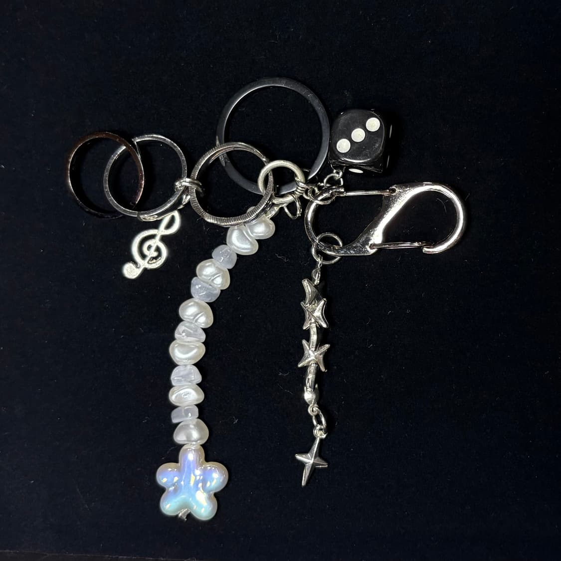 핸드메이드 Black Punk 키링 001 상품이미지1