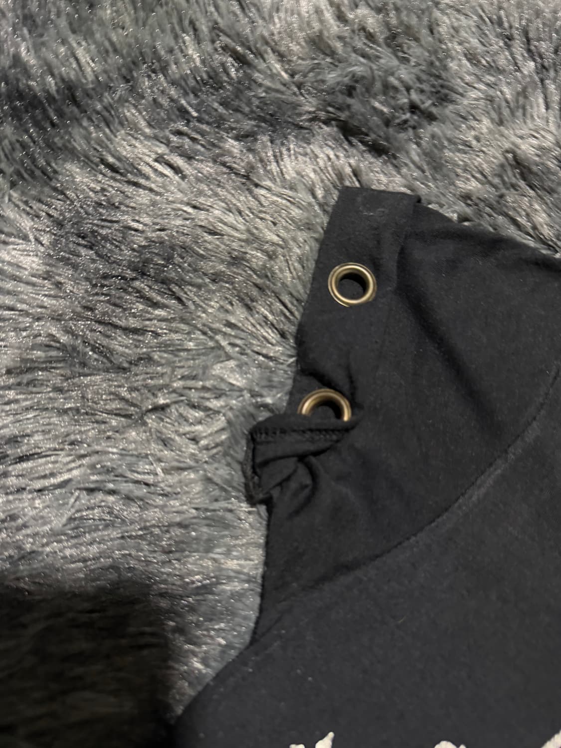 등판 절개 실버레터링 y2k 반팔 상품이미지4