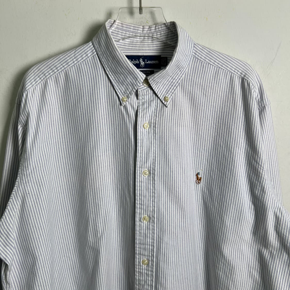 폴로 랄프로렌 스트라이프 옥스포드 셔츠 XL 상품이미지4