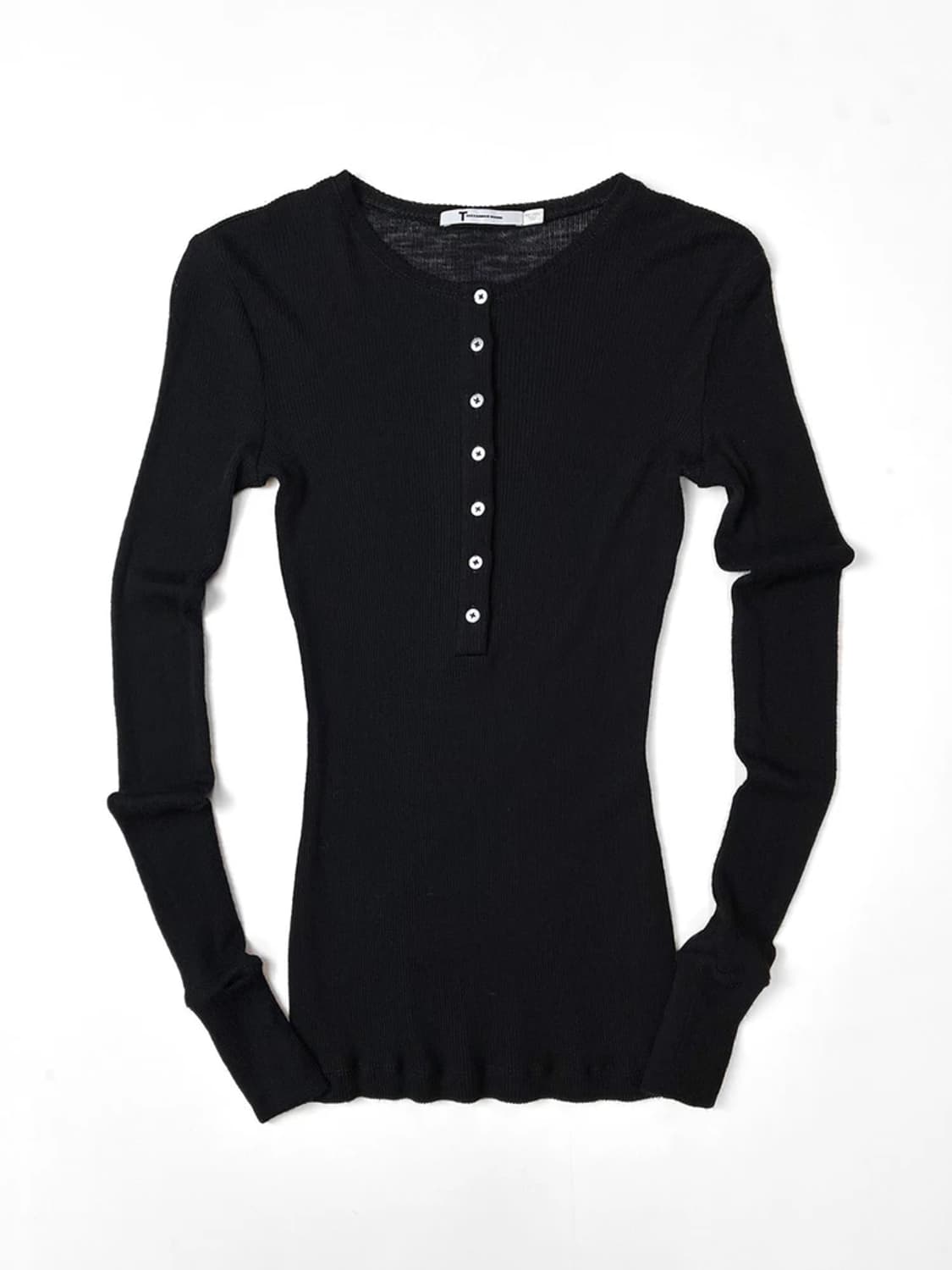 알렉산더왕 쉬폰 버튼 롱 슬리브 PN5415 상품이미지1