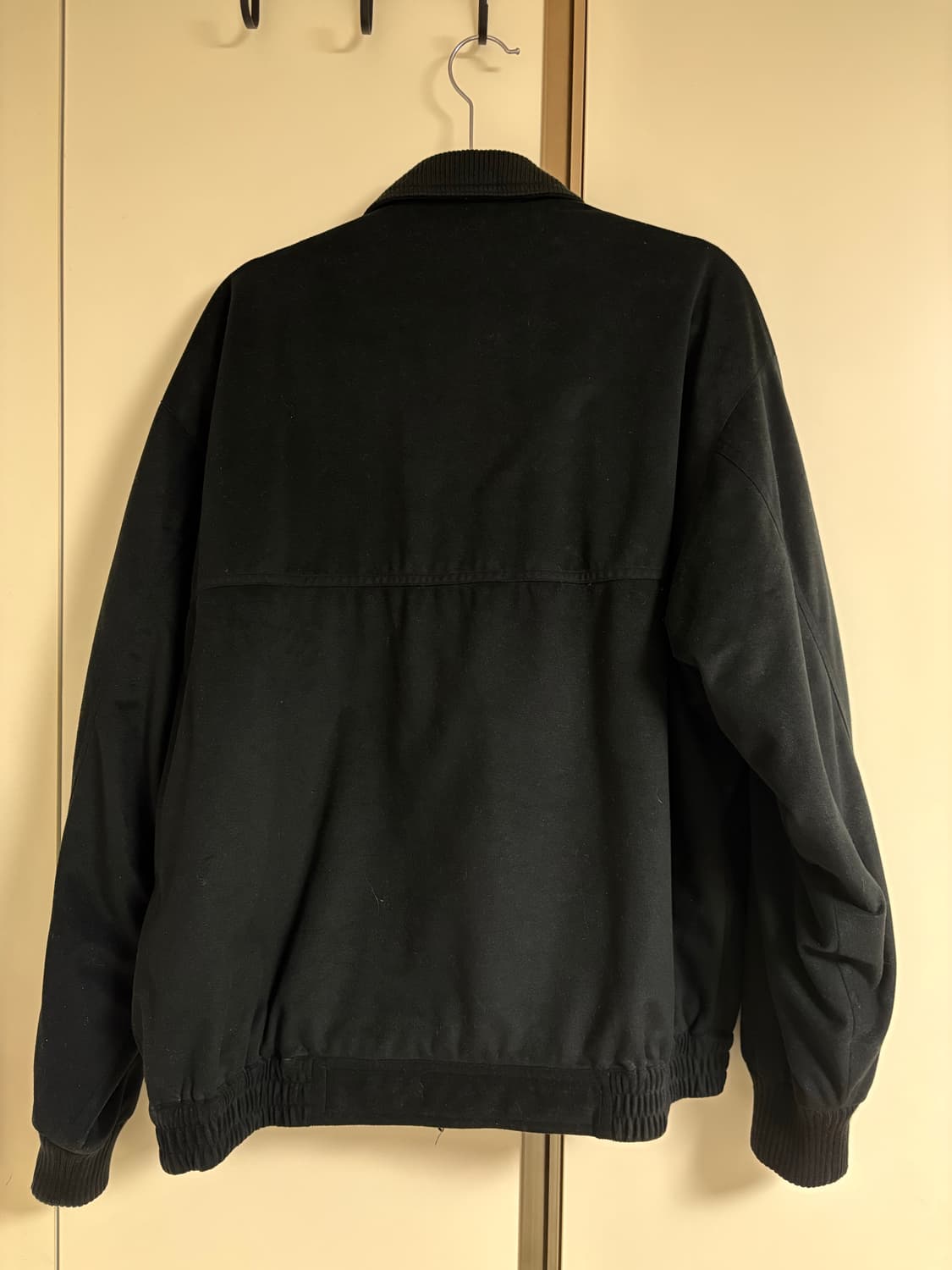 빈티지클럽 블랙 가죽 디테일 자켓 상품이미지5