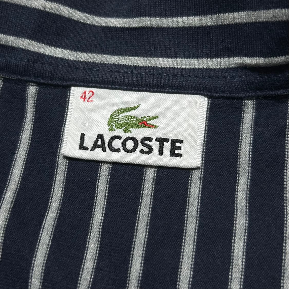 [L] Lacoste 라코스테 우먼즈 스트라이프 긴팔 카라티 상품이미지6