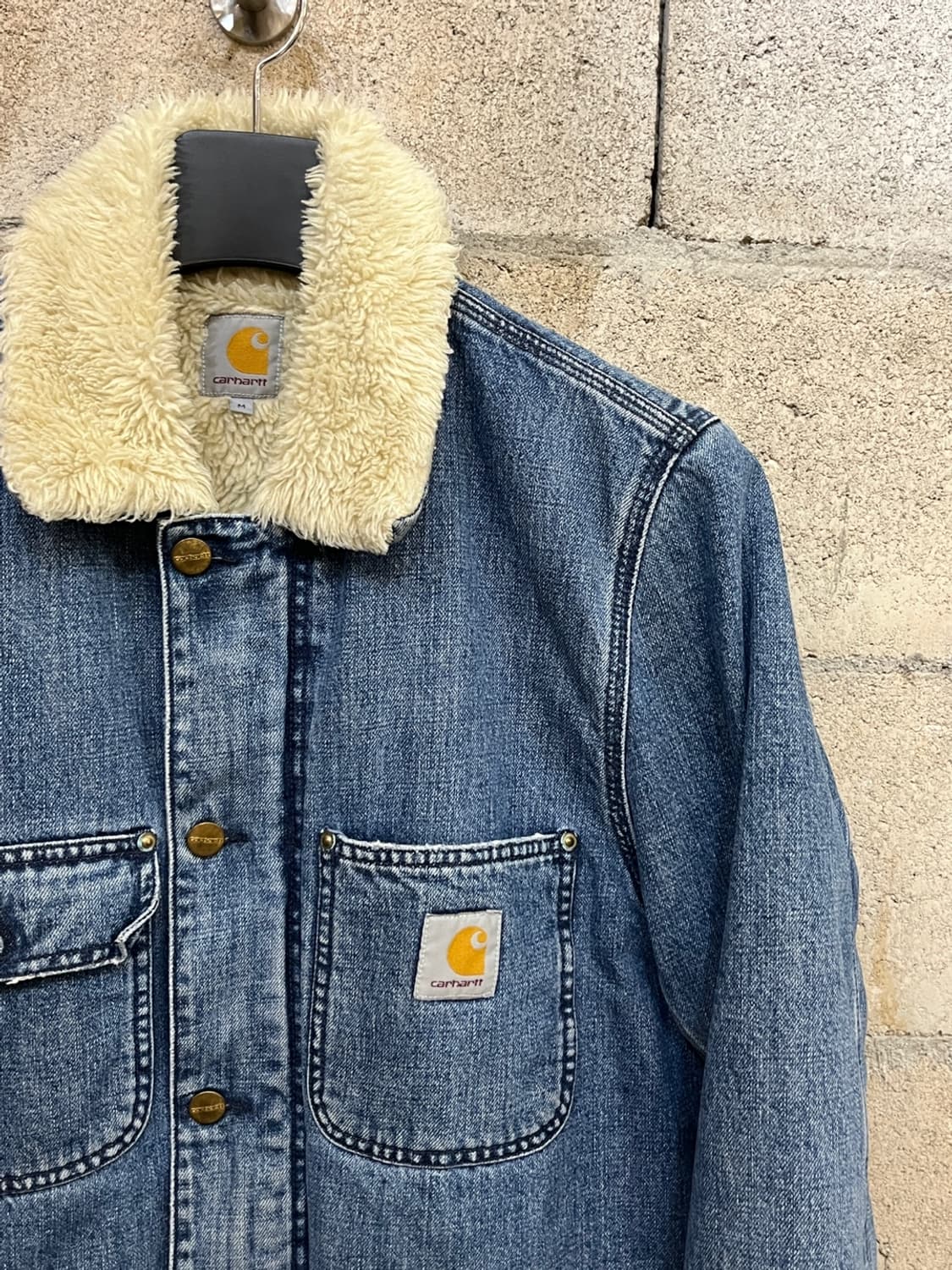 칼하트 쉐르파 피닉스 코트 데님 자켓 상품이미지3