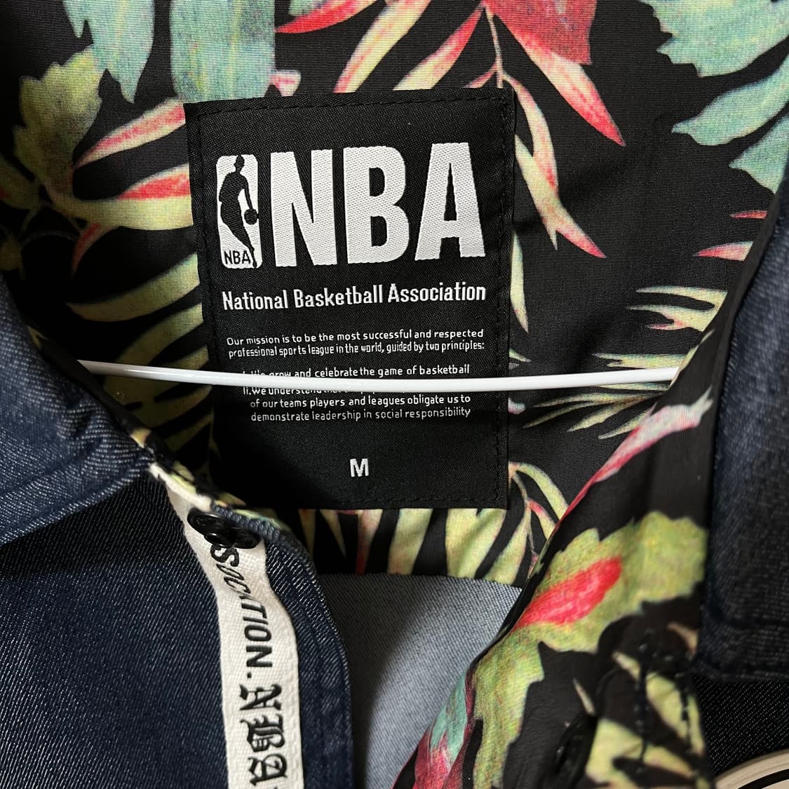 NBA 시카고 불스 데님 코치 자켓 M/95 상품이미지6