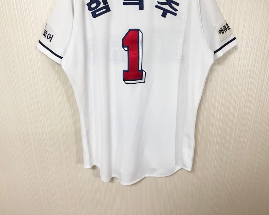 KBO 필라 두산베어스 어센틱 홈유니폼/져지 110 #1 함덕주 상품이미지9