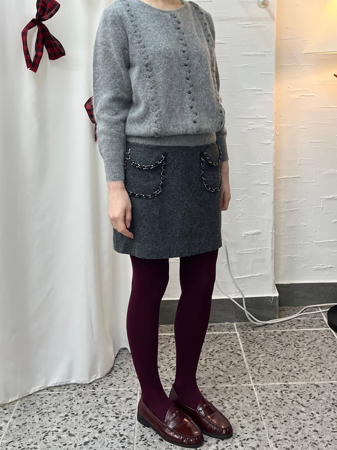 chain pocket miniskirt 상품이미지2