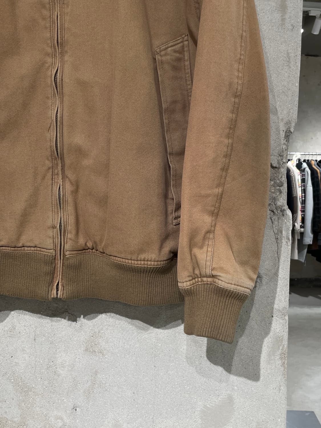 dkny 카키 코튼 집업 자켓 상품이미지5