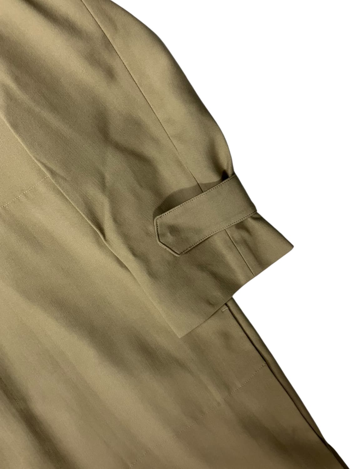 the CASHMERE 베이지 롱 트렌치 코트 M 상품이미지7