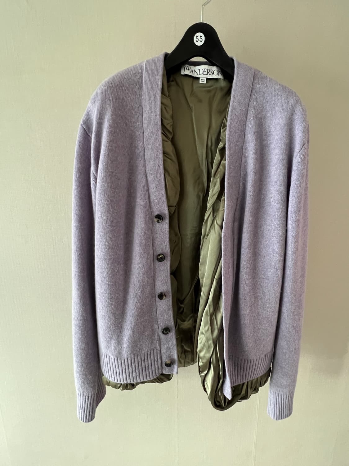 Jw anderson satin lined cardigan 상품이미지4