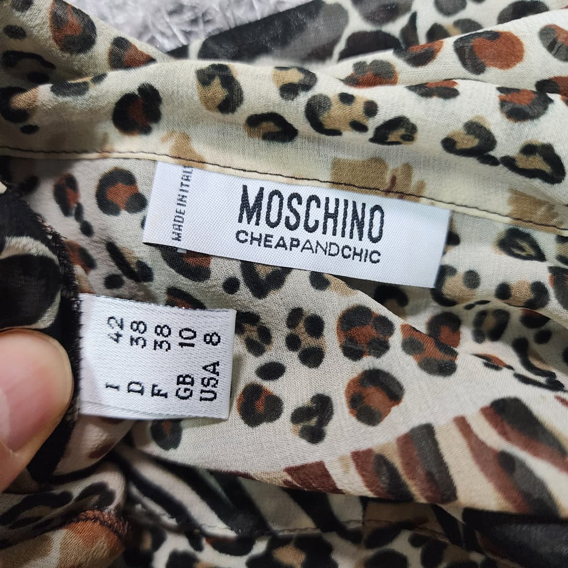 모스키노 실크 블라우스 42 상품이미지7