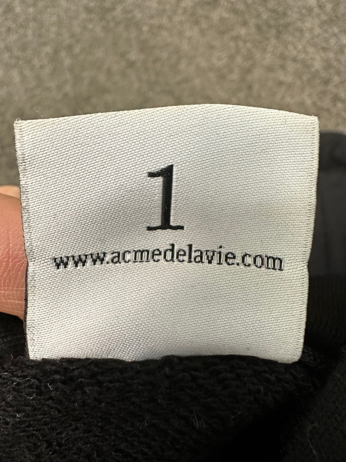 아크메드라비 ADLV 아기로고 후드티 블랙 1 [S] 상품이미지4