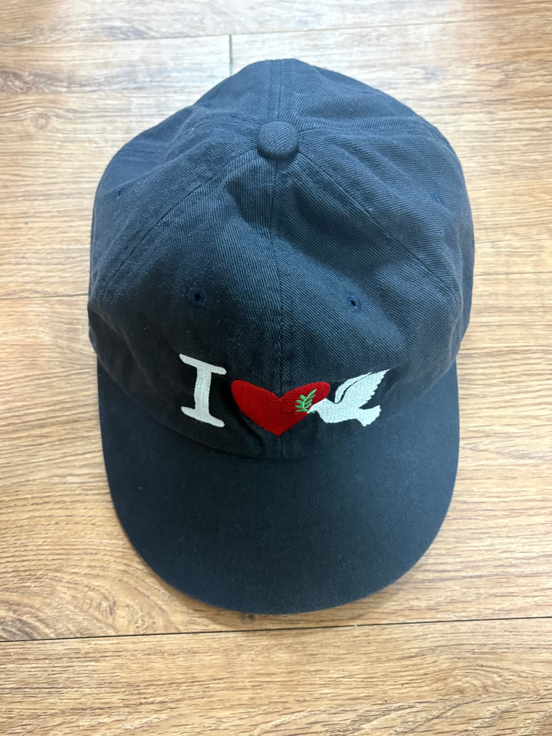 페슬 일자챙 모자 볼캡 네이비 상품이미지1