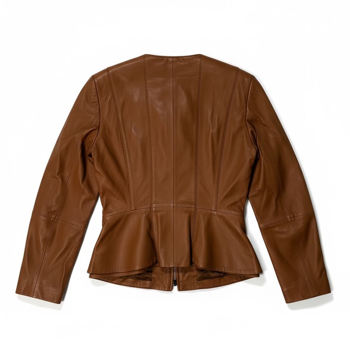 Hugo Boss 휴고보스 브라운 램스킨 레더 자켓 34 (클래식) 상품이미지3