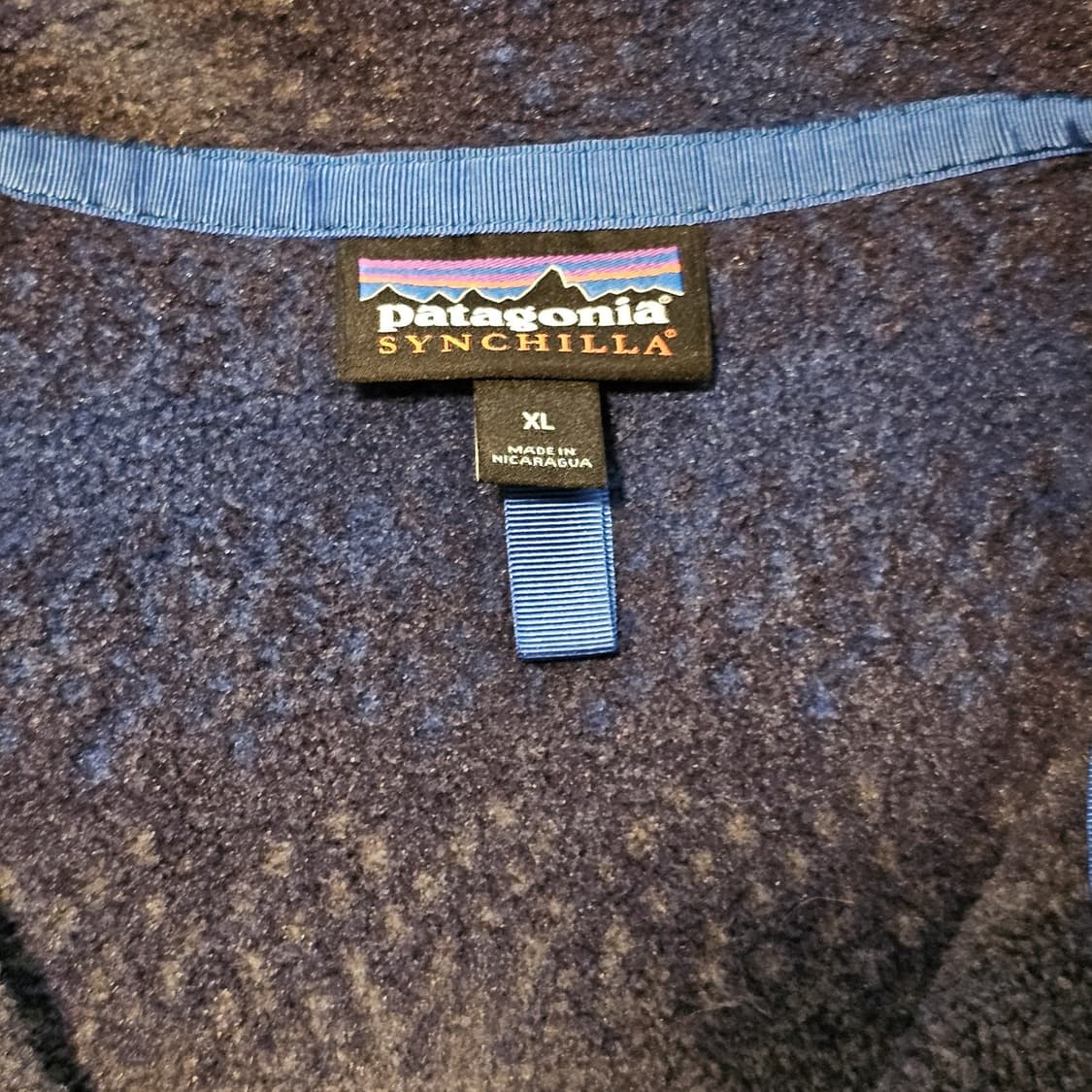 20FW 파타고니아 신칠라 스냅-T 네이비/블루 니카라과 상품이미지4