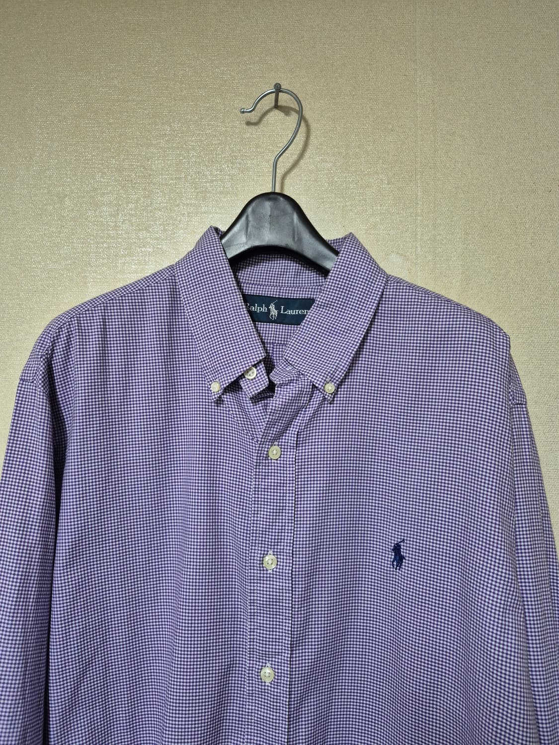 폴로 랄프로렌 깅엄 체크셔츠 상품이미지2