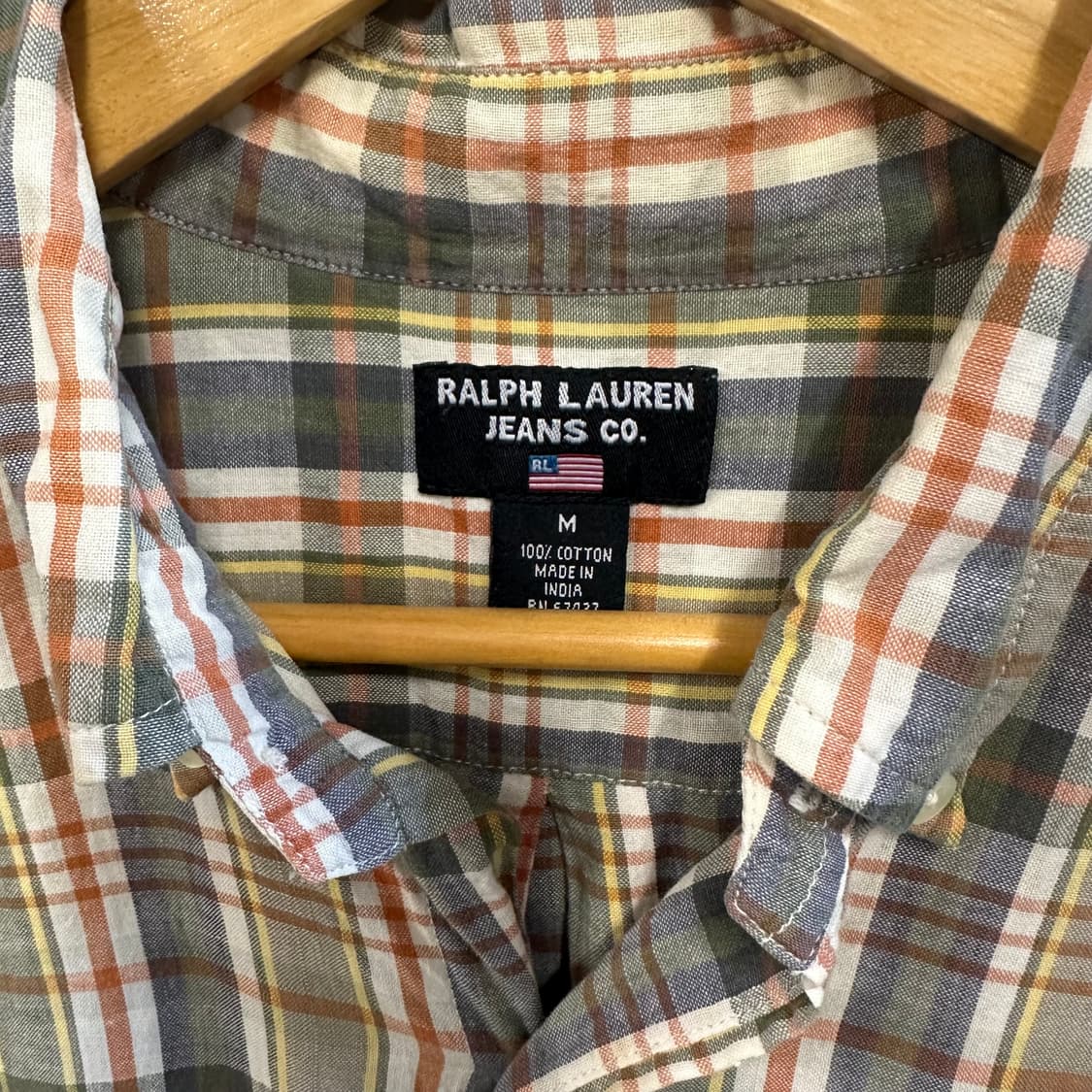 폴로진스 체크 반팔셔츠 상품이미지4