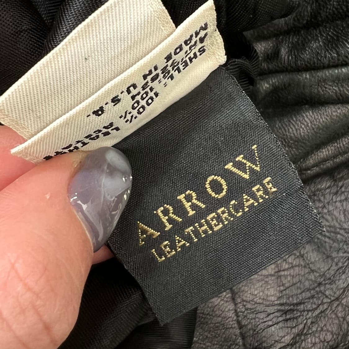 애로우 리얼 레더 자켓 r2846 상품이미지5