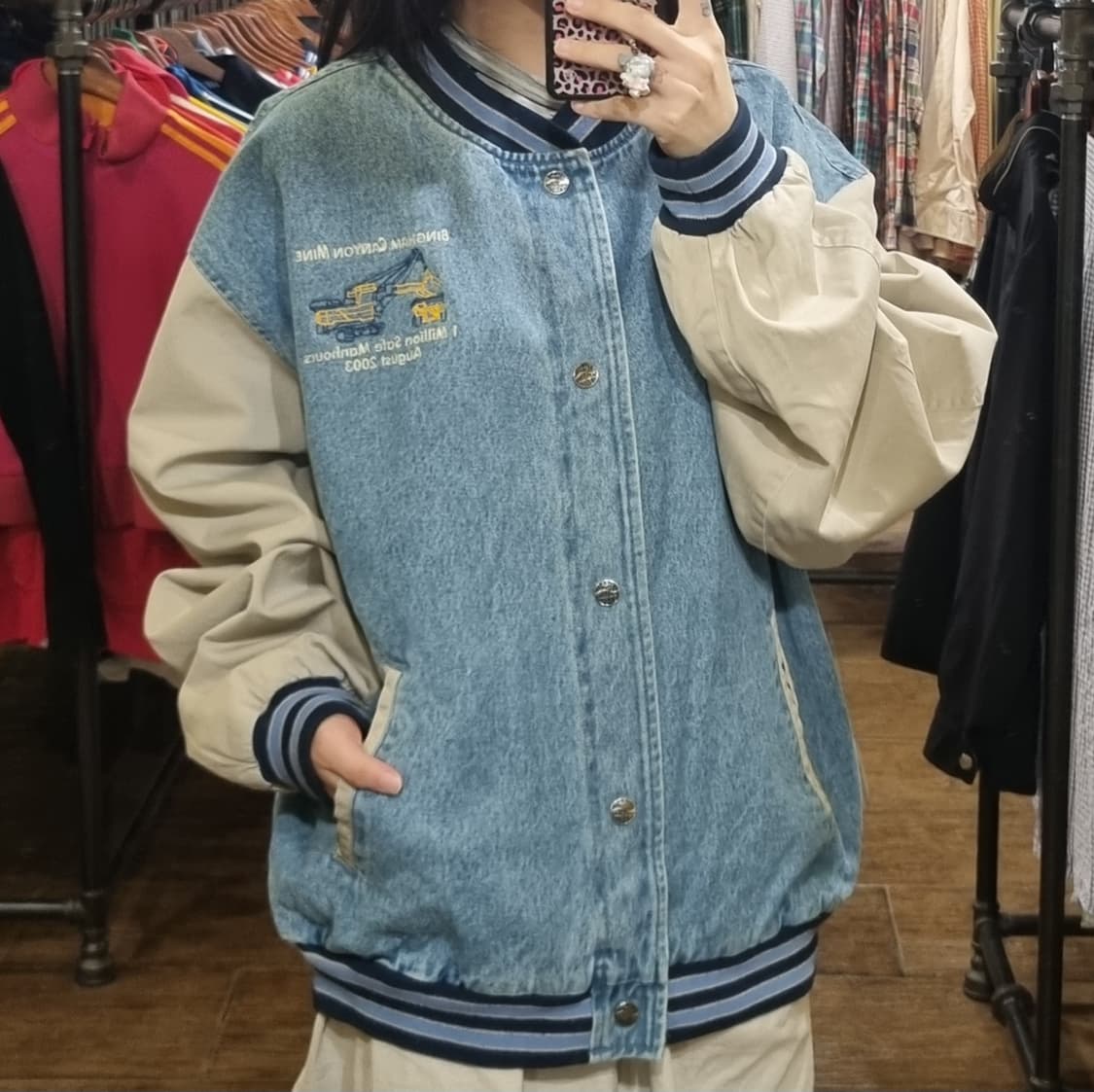 [Hi] vtg 빈티지 데님바시티 자켓 블루 상품이미지2