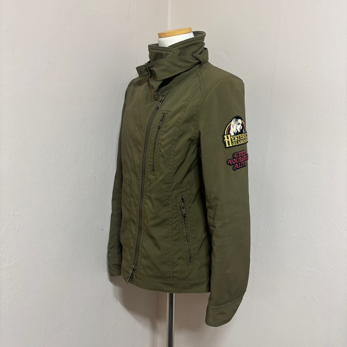  히스테릭글래머 하이넥 밀리터리 야상 상품이미지2