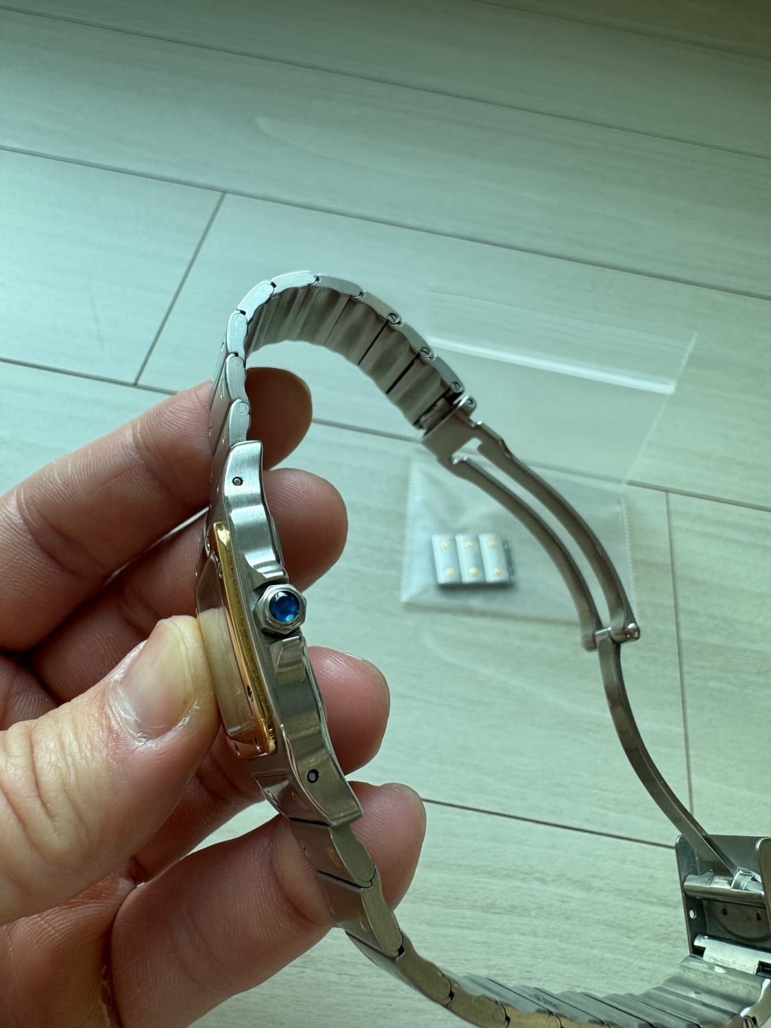 까르띠에 산토스 갈베 콤비 LM 사이즈 판매합니다 상품이미지7