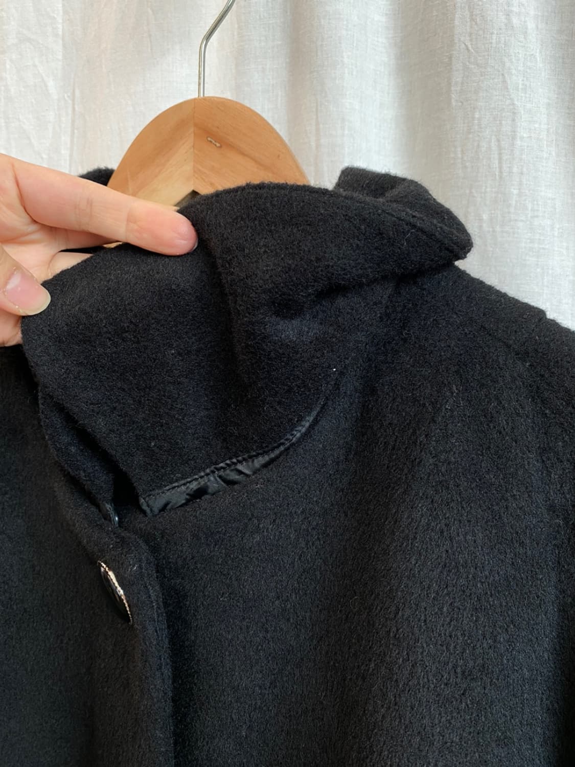 OLIVE DES OLIVE 블랙카라코트(XL) 상품이미지6